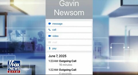 Gavin Newscum lies to Americans about not receiving a call from Trump on June 7th