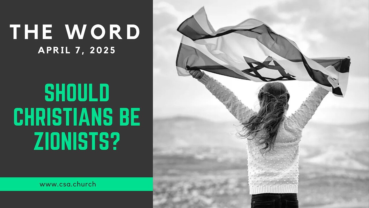 Should Christians be Zionists?