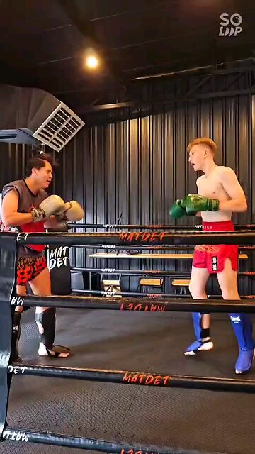 Muay Thai MatDet Gym - Great Sparring With Kru IT