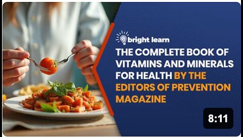 BrightLearn - The Complete Book of Vitamins and Minerals for Health by the Editors of Prevention Magazine