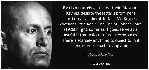 Mussolini openly called for "the socialization of the economy"
