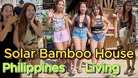 🇵🇭 Filipinas Alturas Shopping Mall & Solar Bamboo House! OFF GRID ISLAND FAMILY PHILIPPINES LIVING