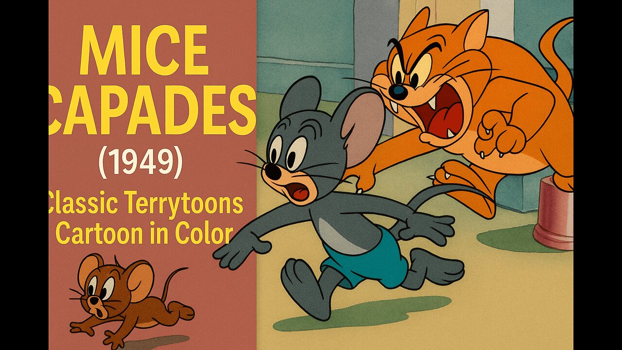 Mice Capades (1949) | Classic Terrytoons Cartoon in Color