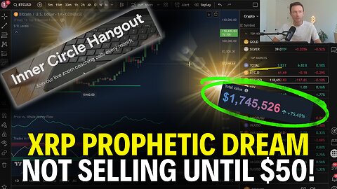 XRP $50.00 Prophetic Dream - Sell Some At This Point "And No Sooner"