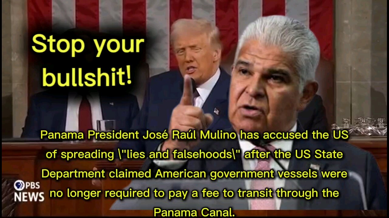 Will President Trump take the Panama canal back by force? ##scruftuff # Panama canal.