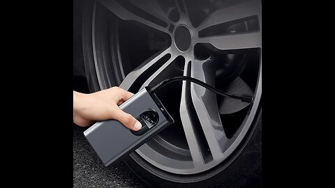 Portable Auto Tire Inflator, with Smart Digital Tire Pressure Detection, for Car, Bike, Motorcycle
