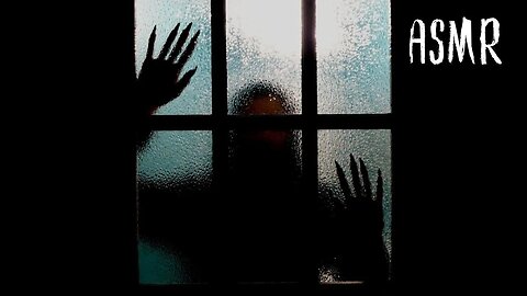ASMR There's a Ghost At Your Door (no talking, glass tapping, wood scratching)