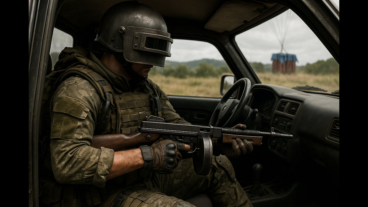 Pubg taking chicken dinner