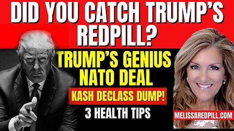Melissa Redpill Situation Update 08.20.25: "Trump's Redpill Drop! Genius Nato Deal, Declass"