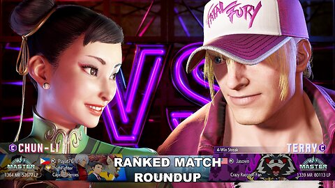 Kuya Kalbo SF6 Ranked Match Roundup. Chun Li Master Rank [Hori Fight Stick]