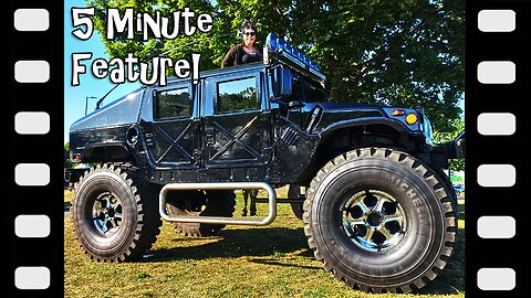 AM General HUMVEE MONSTER Truck! - Military 'Hummer' - 5 Minute Feature & Walkaround. #humvee