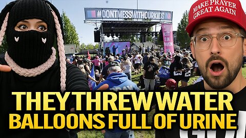 WILD SCENE: Pastor Claims Antifa Attacked Worship Event with Urine-Filled Balloons! 😳💦