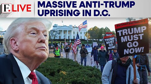 US: Washington Erupts in Anti-Trump Protests Calling for President’s Removal | Firstpost Live | N18G