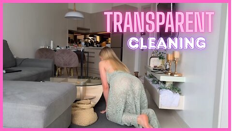 4k Transparent Cleaning | Try on Haul ASMR