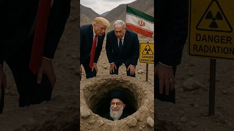 Trump & Bibi Go Underground to Check Iran’s Nukes ☢️ Through Bunker-Buster's Hole!️