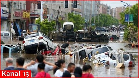 China floods leave at least 70 dead, dozens missing, hundreds of thousands evacuated