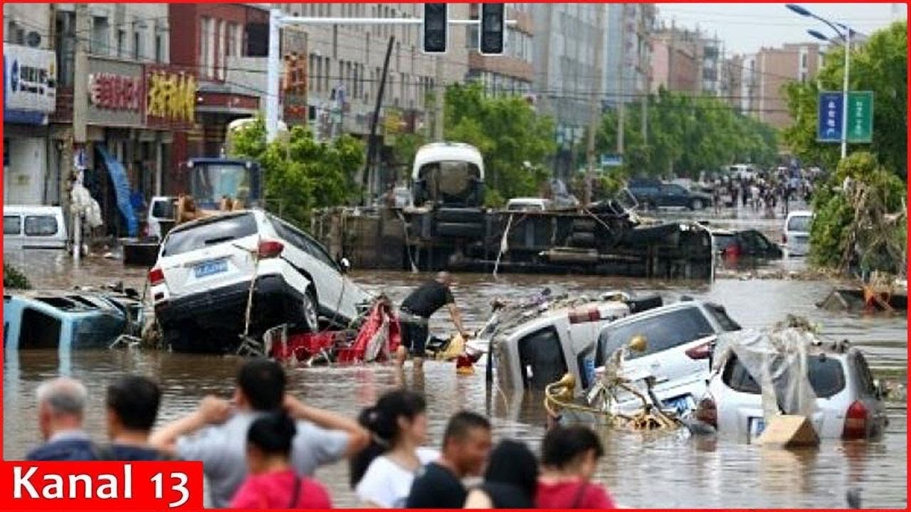 China floods leave at least 70 dead, dozens missing, hundreds of thousands evacuated