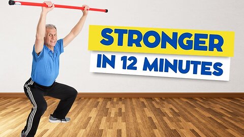 12 Minute Follow Along Strength & Balance Routine for Seniors
