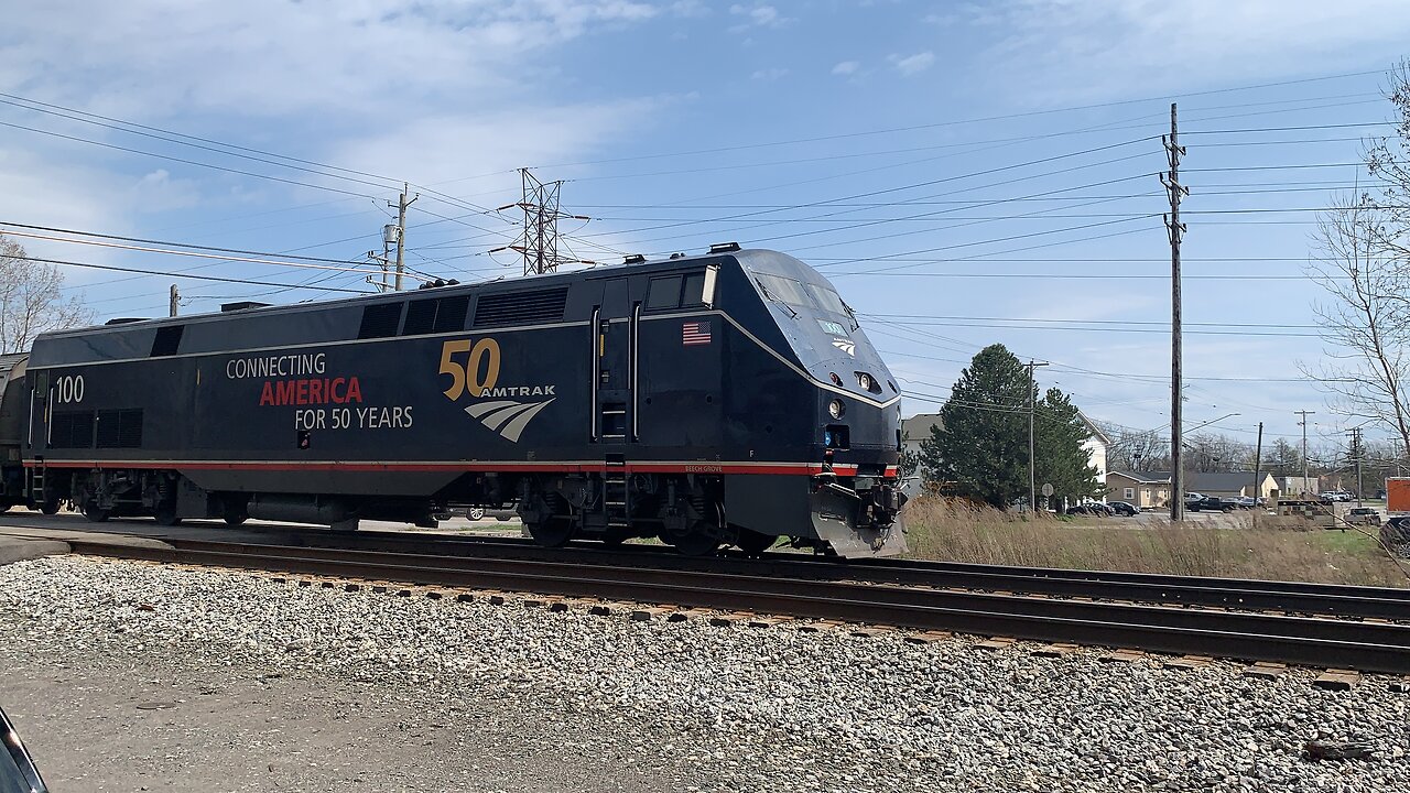 Amtrak 100 on the rails