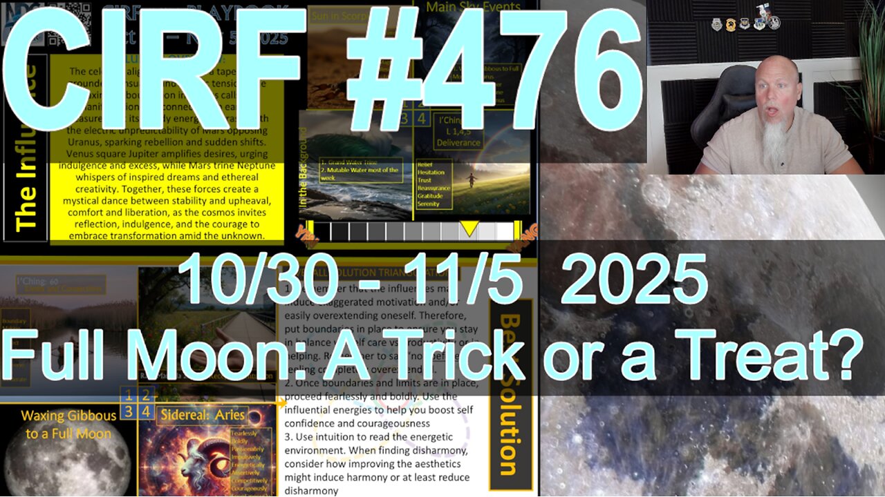 CIRF #476 A Spooking Week to a Full Moon in Taurus! 10/30 - 11/5 2025