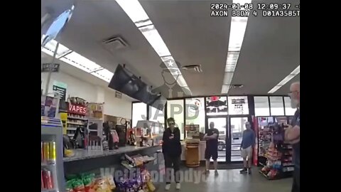 Shell gas station theft caught red-handed #GasStationTheft #Police #Cops #Bodycam #japd