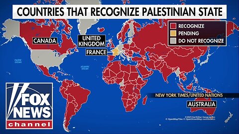 US allies DEFY White House by recognizing Palestinian state