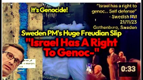 "Sweden PM's Controversial Statement: 'Israel Has the Right to Self Defense' is Disturbing"