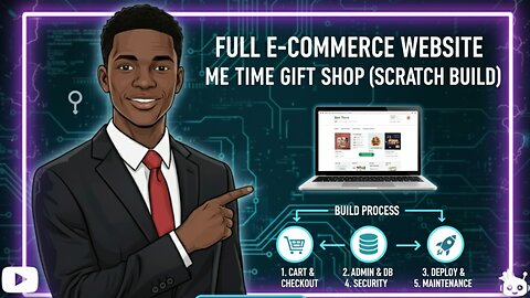 Full E-commerce Website Built From Scratch (Me Time Gift Shop)