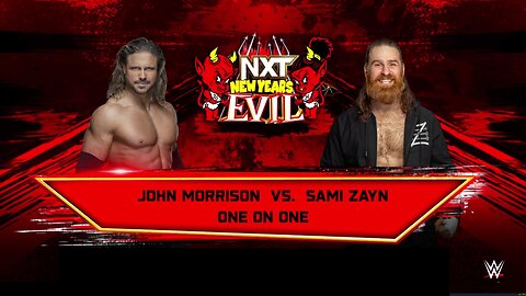 WWE 2k25 John Morrison vs Sami Zyan