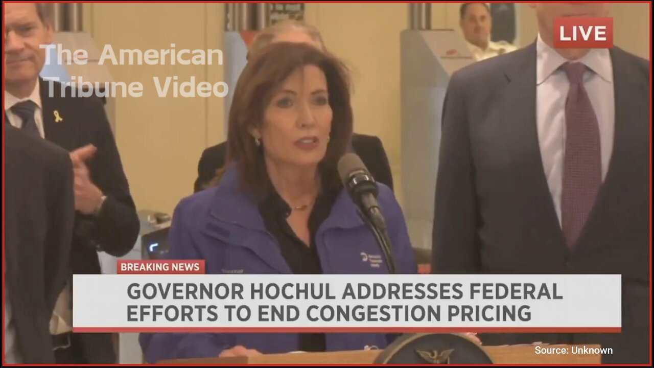 WATCH: Hochul Goes on Unhinged Public Rant after Trump Takes Action against Her