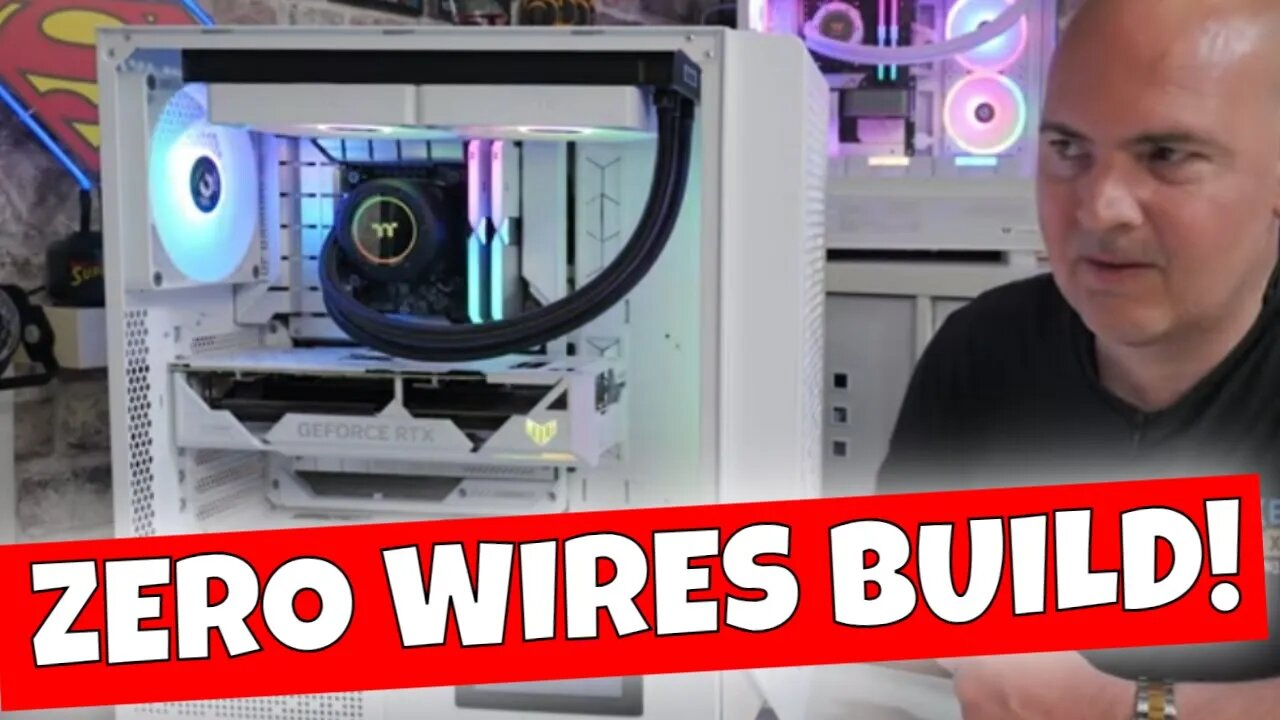 UItra Clean Looking Thermaltake Ceres 330 ASUS BTF RTX 4070 Ti Super Step By Step Build Guide