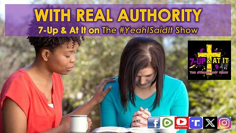 WORD OF THE DAY: MATTHEW 7:29 - WITH REAL AUTHORITY