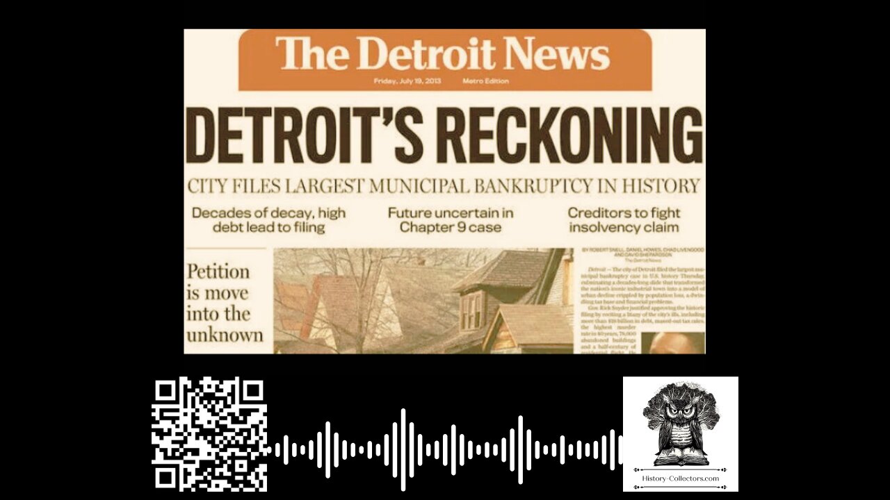 #OnThisDate July 18, 2013: Motor City Collapse