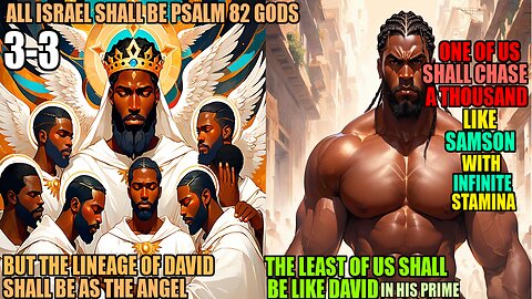 House Of David Shall Be As The Angel Of The LORD, 1 Man Of Israel Shall Chase A 1000 Like Samson 3-3