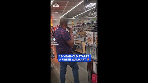 Should the 12 year old who started this fire in a Walmart be incarcerated until he’s 22?