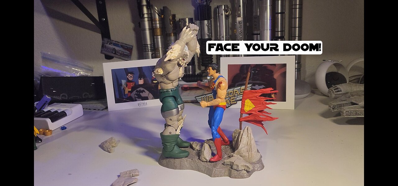 DC Icons Superman vs Doomsday 2 pack- Way Back Review