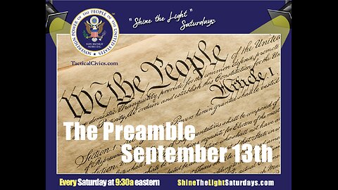 250913 STLS The Preamble to Our Constitution: Who Wrote it and What does it Mean?