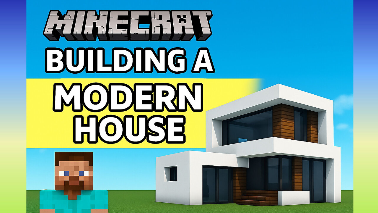 Minecraft Modern House Build