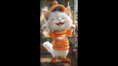 Cute cat funny motorcycle dancing #aicatstories #cutecat #catsadstory #aicat #funny #shortfeed