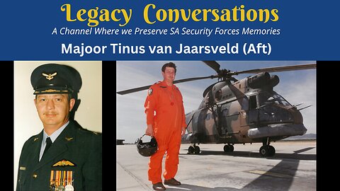 Major Tinus van Jaarsveld - Bionic Leg Chopper Pilot