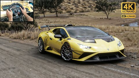 Lamborghini Huracan STO | Forza Horizon 5 | Logitech G29 Steering Wheel [4K HDR 60FPS]