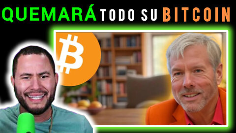 MICHAEL SAYLOR quemará su BTC - Marciano Finanzas se SORPRENDE - Noticias Criptomonedas Hoy