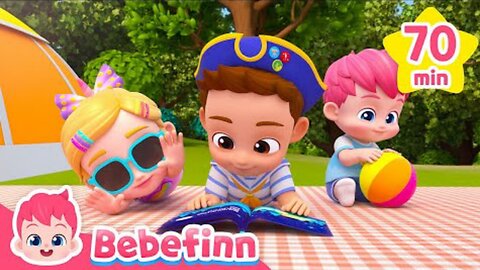 Wake Up Let's Play Outside | Bebefinn Healthy Habit Songs Compilation