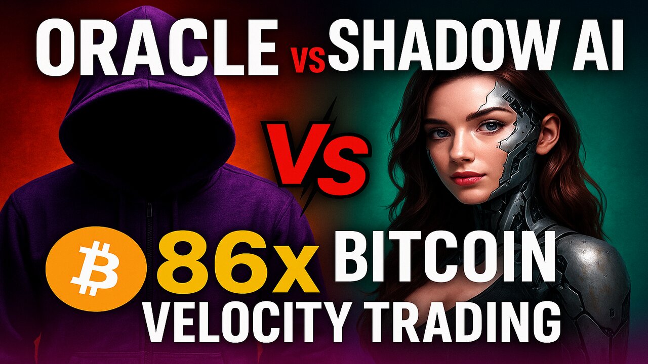 Live Bitcoin 86x Trading Warfare: Oracle vs Shadow AI | How to Trade Like a Machine Under Fire!