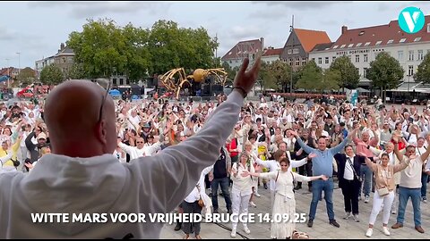 Witte mars voor vrijheid _ Brugge 14.09.2025