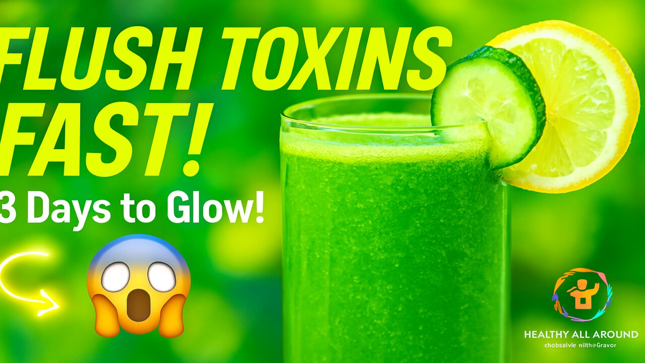 Flush Toxins FAST with This 3 Ingredient Detox Juice! Feel Amazing in Just 3 Days!