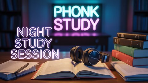 Get FOCUSED with Lo-fi Phonk Nights Soundtrack 📚