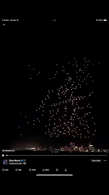 DOGE Norway Drone Light Show