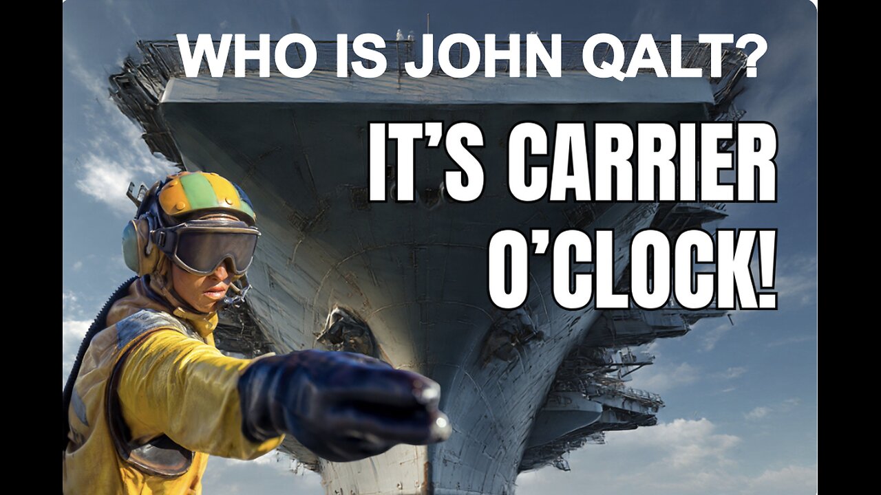 MONKEY WERX SITREP-It's Carrier O'Clock! WHO IS JOHN QALT?, JUAN O'SAVIN, CLIF HIGH