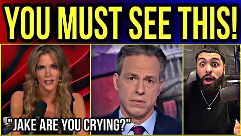 Jake Tapper BREAKS DOWN CRYING When He Realizes Megyn Kelly Just ENDED His CAREER Live On AIR